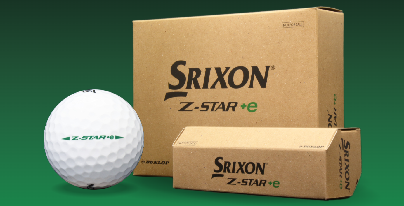 Introducing the SRIXON Z-STAR+e, an environmentally conscious golf