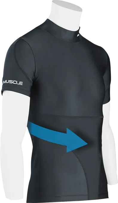 体幹をギュッと引き締めサポート