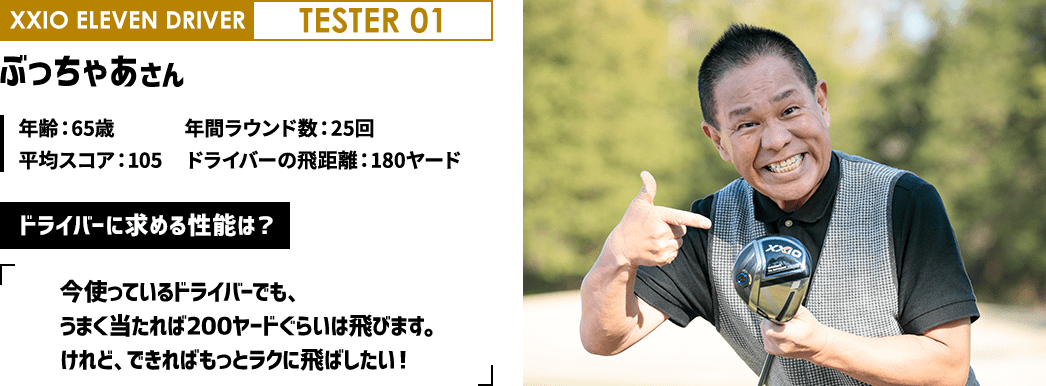 XXIO ELEVEN DRIVER TESTER 01 ぶっちゃあさん