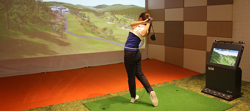 ダンロップが共同開発したゴルフシュミレーターが誕生！》ゴルフ