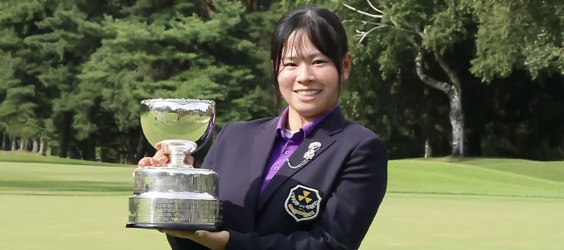 《今年も〝女子大学生日本一〟はTEAMスリクソン！ 》ダンロップモニター・佐々木 史奈が「日本女子学生」初優勝！