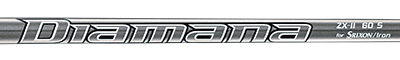 ①Diamana ZX-II for IRON カーボンシャフト