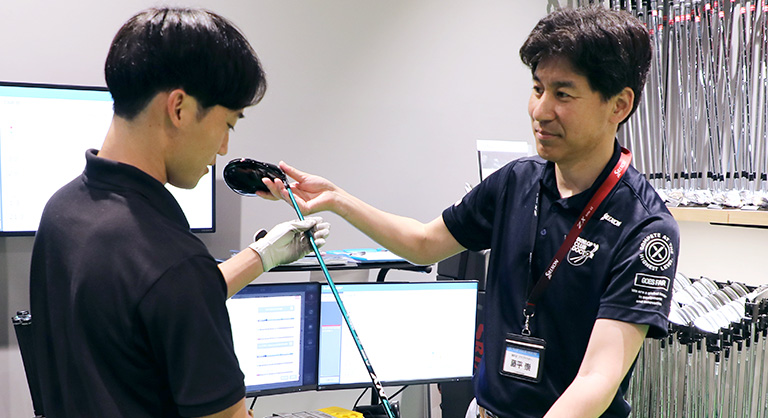 直営店のクラブフィッティング