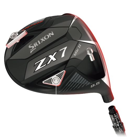 スリクソンZX7Mk2ドライバーカラーカスタム9.5度ヘッドカーディナル