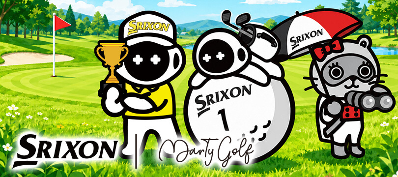 【店頭オウンネームイベント限定】「SRIXON × Marty Golf」オリジナルマーク 追加開始！