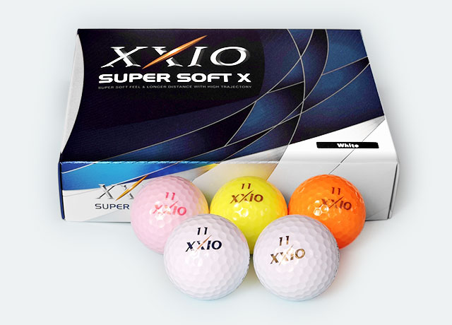 ゴルフボールの新常識「やわらかいから飛ぶ！」 ゼクシオ SUPER SOFT X 