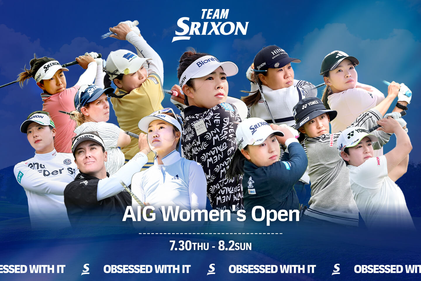 TEAMスリクソン・レディス、今季最後のメジャーの舞台へ　～「AIG女子オープンゴルフ選手権」7月30日開幕！～