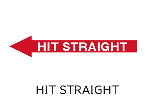 HIT STRAIGHTマーク