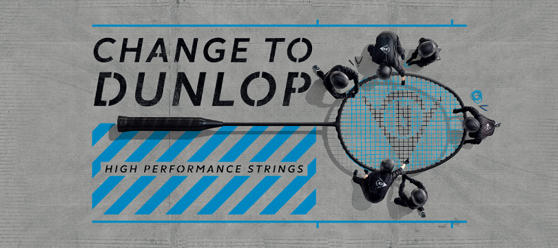 ダンロップのバドミントンストリングが新登場。クリアに響き渡るような打球音と優れた耐久性を実現。7月販売開始。