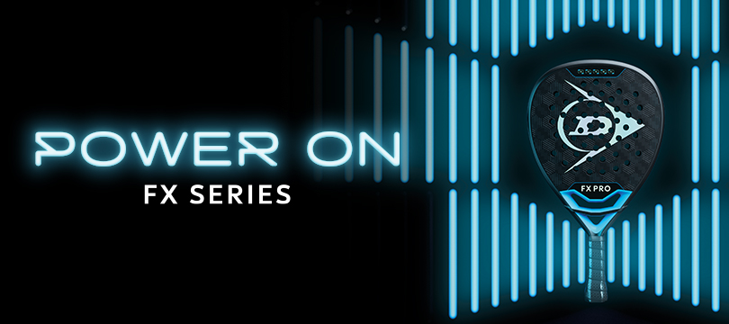 パワー系競技用パデルバットのダンロップ「FX」シリーズ3機種を新発売 ～新形状と最新テクノロジーでさらに攻撃的に！～