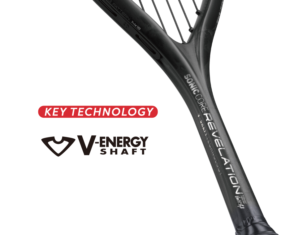 ソニックコア レヴェレーション 125 | スカッシュラケット | 製品情報 | DUNLOP SQUASH NAVI