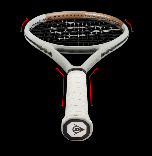 DUNLOP LX800 G1 DUNLOP純正ケース付き [最終値下げ] ハイパワーテニスラケット ダンロップNEW「LX」シリーズを新発売