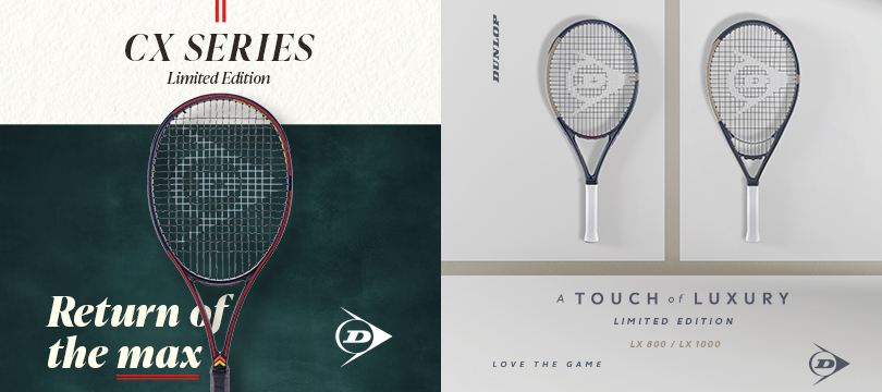DUNLOP CX 200 limited editionラケット3本セット CX LIMITED EDITION」を数量限定で新発売～人気のボックス形状