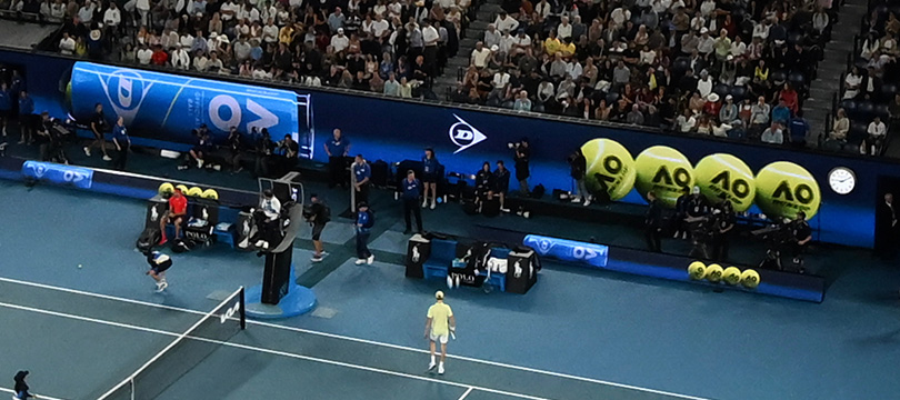 「全豪オープン 2026」開幕 ～ダンロップの各種取り組み～