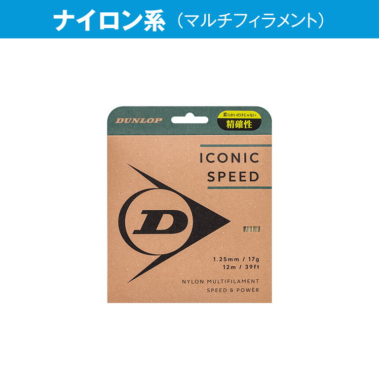アイコニック・スピード | ストリング | 製品情報 | DUNLOP TENNIS NAVI